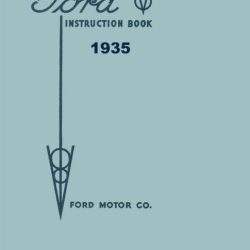 1935 Ford Passenger Car Owners Manual