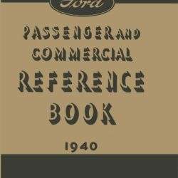 1940 Ford Passenger Car Commercial Owners Manual Reproduction