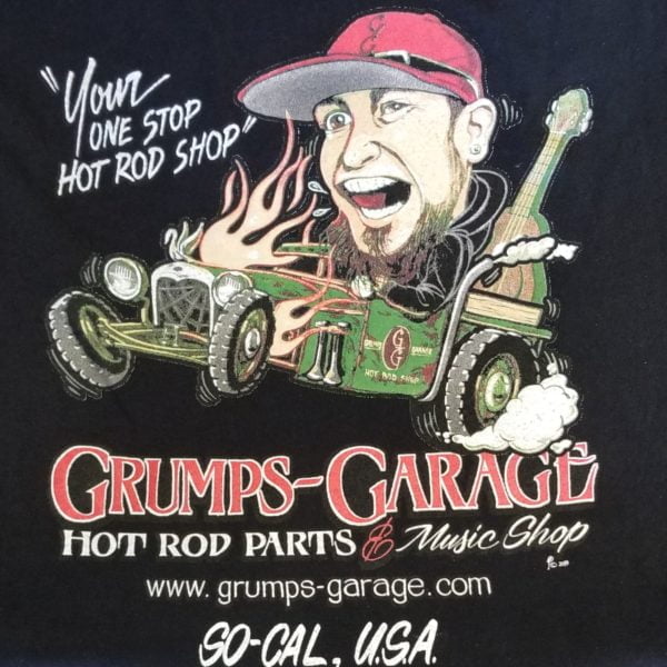 Grumps Cartoon Shop Truck Black Shirt