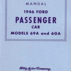 1946 Ford Passenger Car Owners Manual