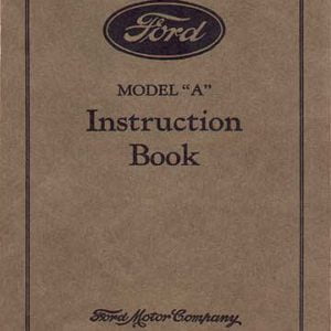 1928-31 Ford Passenger Car Owners Manual