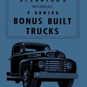 1949 Ford Truck Owners Manual