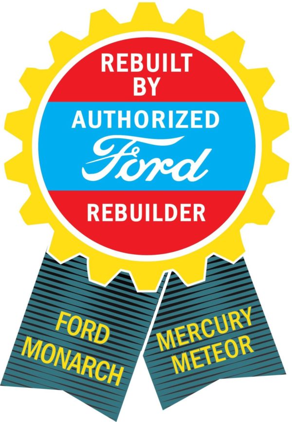 Ford Authorized Rebuilder Sticker