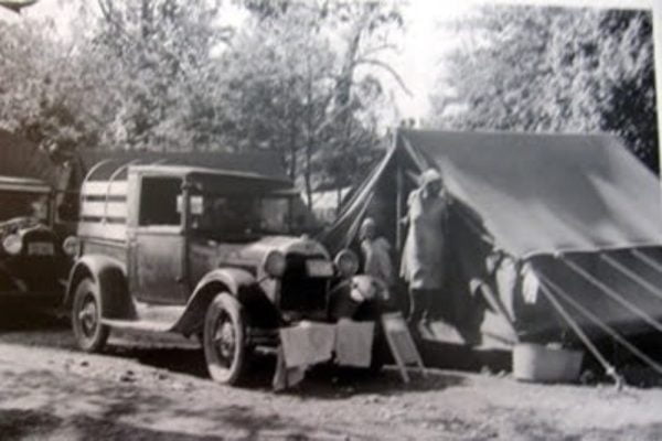 1930s Migrant Tent City