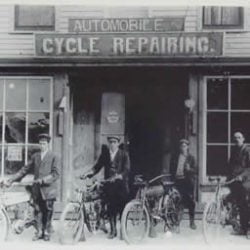 Automobile Cycle Repairing Garage From The "Teens"