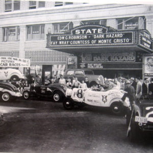 1934 Roadsters At Movie Premier