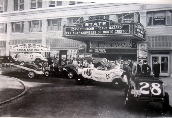 1934 Roadsters At Movie Premier