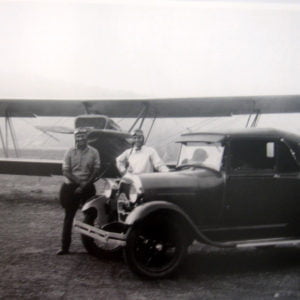 Model 'A' Sport Coupe With Plane