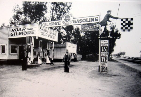 Gilmore Gas Staion, Buena Park CA 1920s