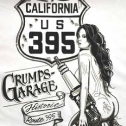 Grumps-Garage Pin-Up 395 White Shirt