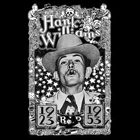 Hank Williams RIP 1923-53 Black Shirt