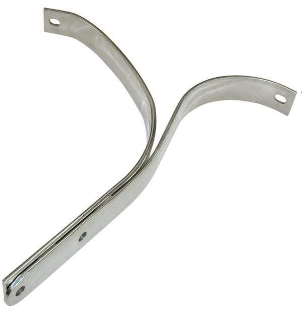 1940 Deluxe Front Bumper Brackets Stainless