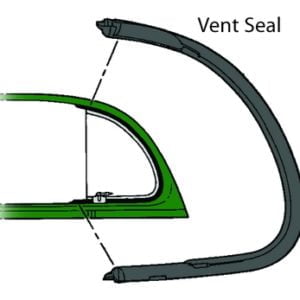 1940 Ford Vent Window Seals