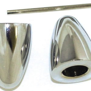 Chrome Wiper Arm Nut Bullet Cover