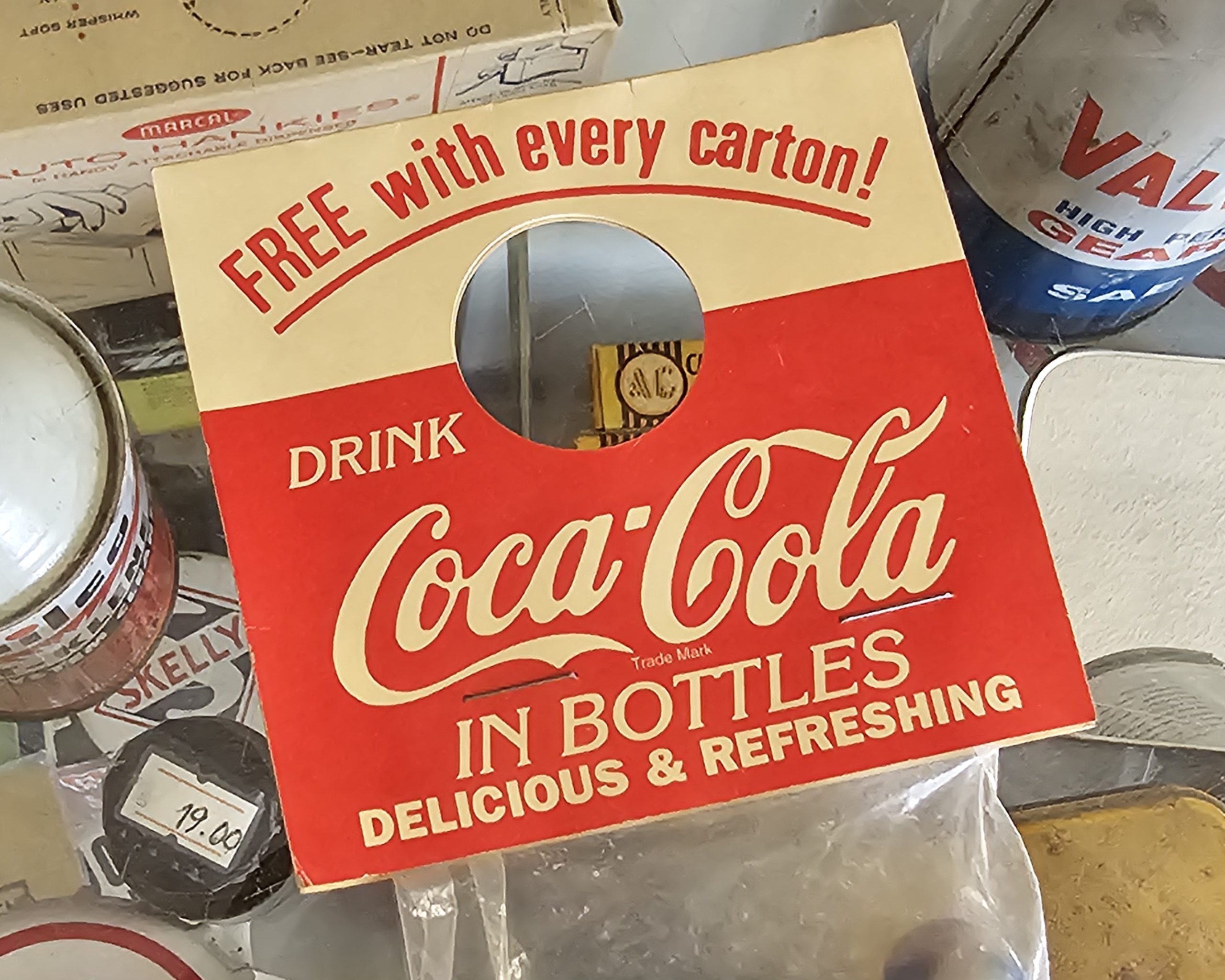 Coca-Cola Free With Every Carton Marbles Advertising Top