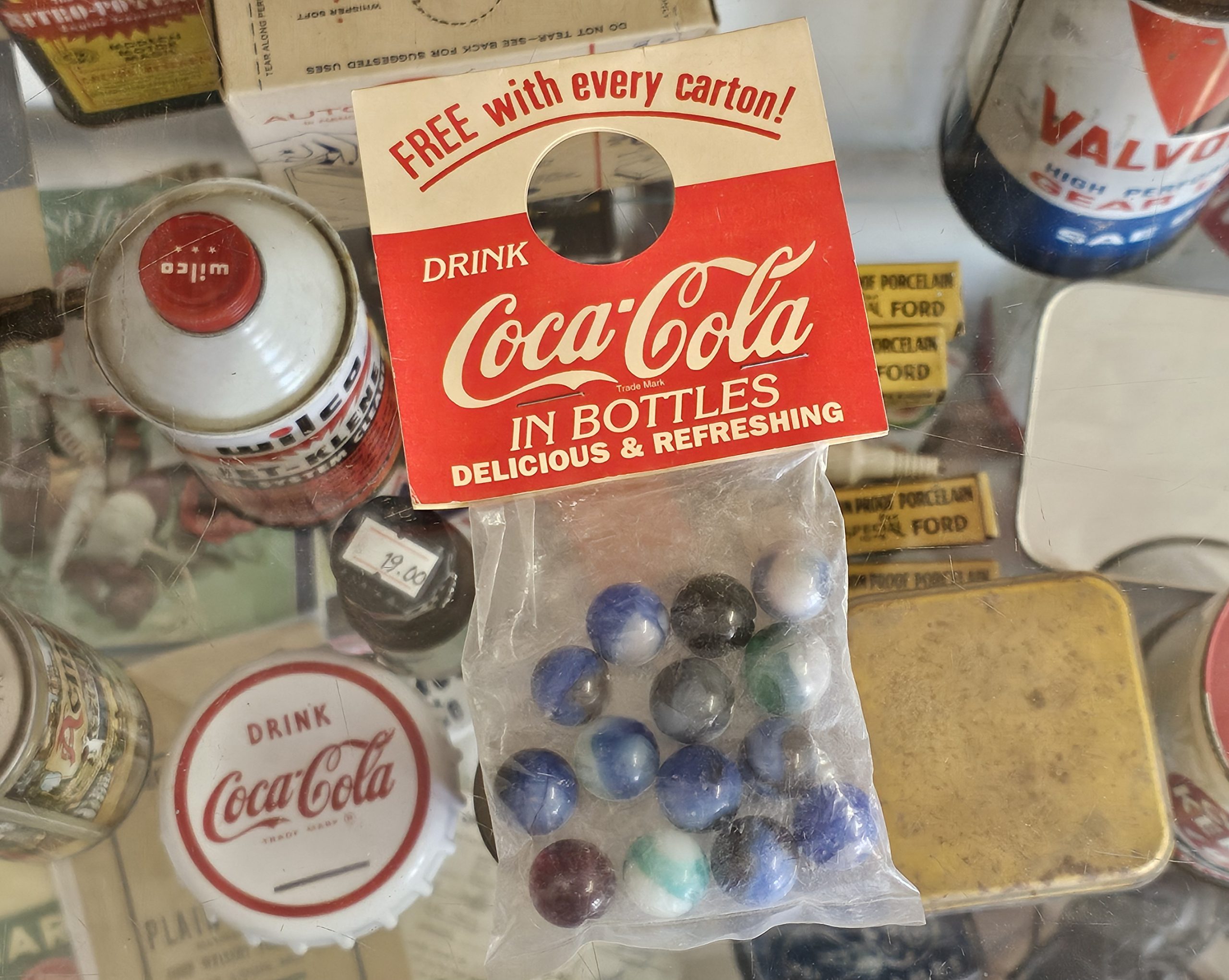 Coca-Cola Free With Every Carton Marbles