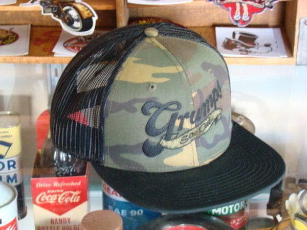 Grumps Snap Back Hot Rod Script CAMO