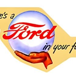 Ford In Your Future Water Slide Decal