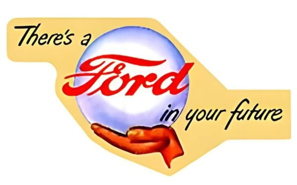 Ford In Your Future Water Slide Decal