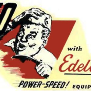 Go With Edelbrock Water Slide Decal