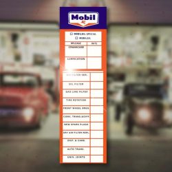 Mobil Oil Service Decal 