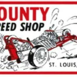 County Speed Water Slide Decal