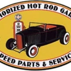 Hot Rod Garage Water Slide Decal