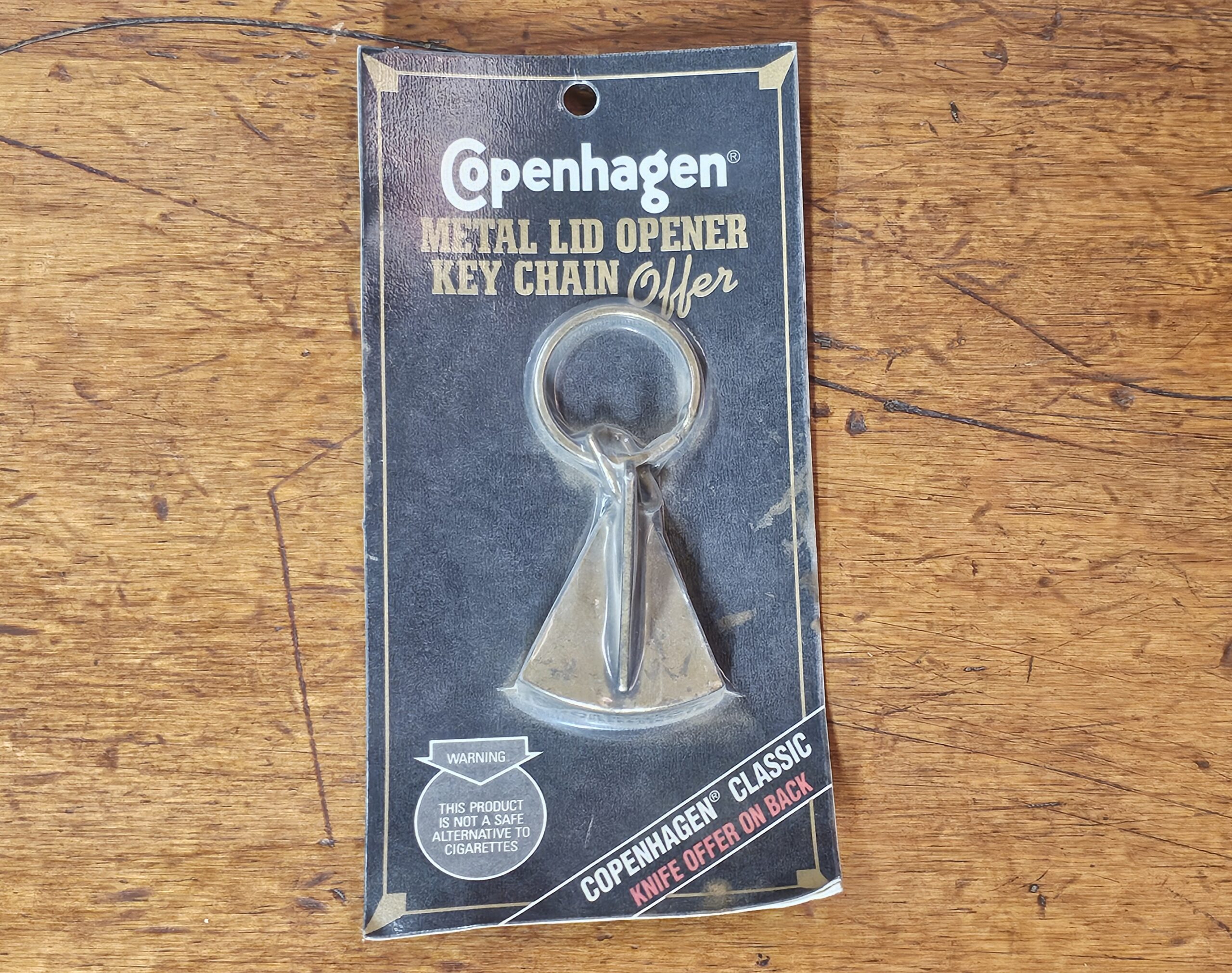 Copenhagen Metal Lid Opener Keychain