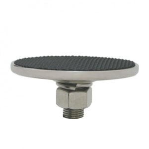 1948-56 Round Stainless Brake Clutch Pedal Pad