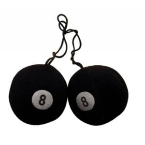 3 Inch Round Fuzzy 8-Balls