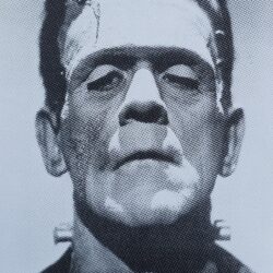 Frankenstein Black White