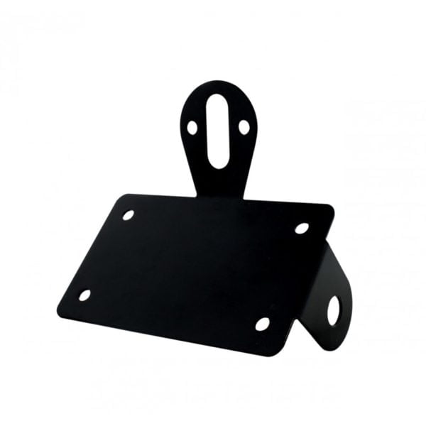 Bobber Style Side Mount Light Bracket, Horizontal Black