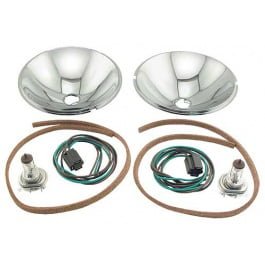 1935-36 Head Lamp Conversion Kit, Quartz Halogen