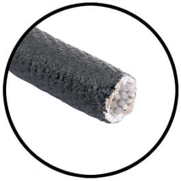 Wire Loom Black Flexible Cloth, 5/16"