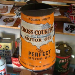 Sears Cross Country Motor Oil Pitcher