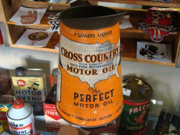 Sears Cross Country Motor Oil Pitcher