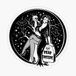 Dead Inside Pin-Up