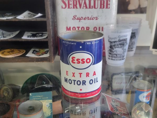 Esso 'Extra' Motor Oil Can Quart