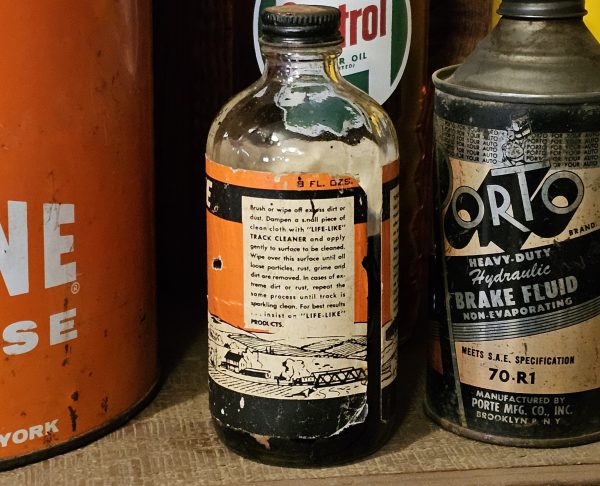 Life-Like Model Railroad Track Cleaner Bottle Left