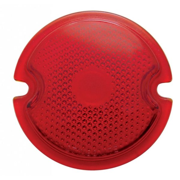 1933-36 Tail Lamp Lens Replacement, Glass Red