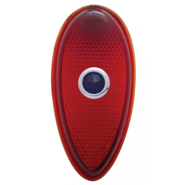 1938-39 Tail Lamp Lens Replacement Blue Dot