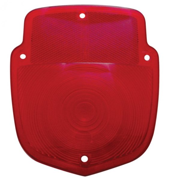 1953-56 Tail Lamp Lens Replacement Red Plastic