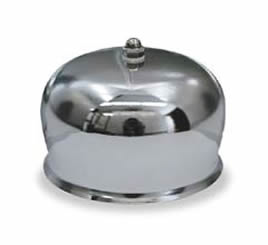 Air Cleaner Vintage Helmet Style Chrome