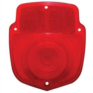 1953-56 Tail Lamp Lens Replacement Red Plastic FORD