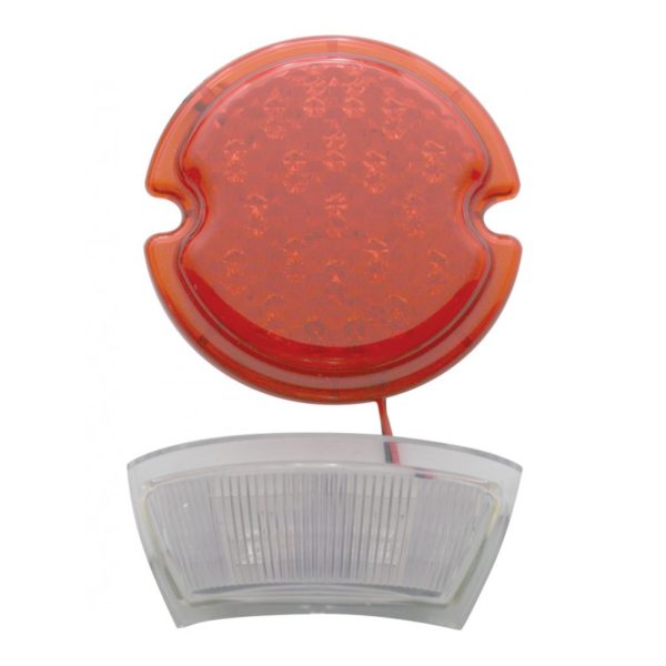 1933-36 Tail Lamp Lens Replacement, Red LED Left