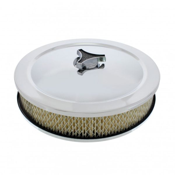 Air Cleaner, Classic Chrome 10”