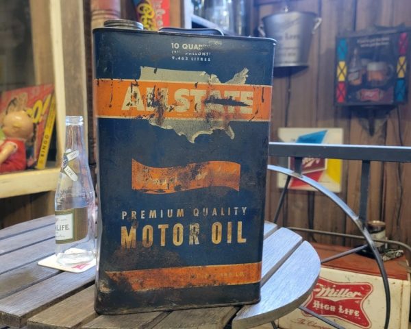 Allstate Premium Quality Motor Oil Can