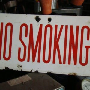 No Smoking Porcelain