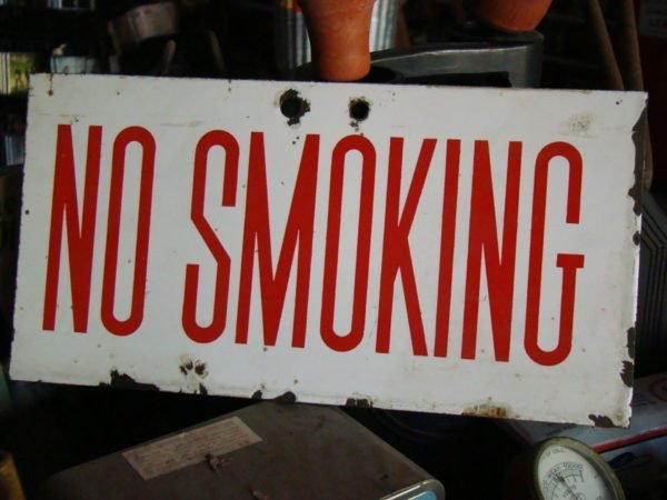 No Smoking Porcelain