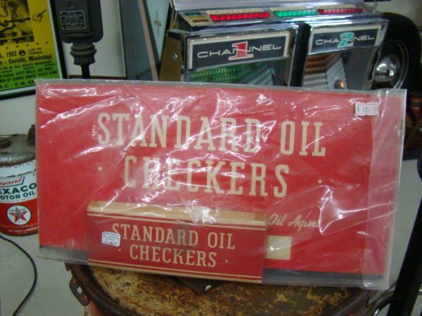 Standard Oil Company Complimentary Checkers Game